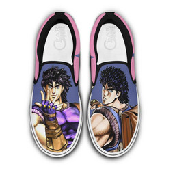 Jonathan Joestar Slip On Sneakers Custom Anime Shoes - 1 - GearAnime