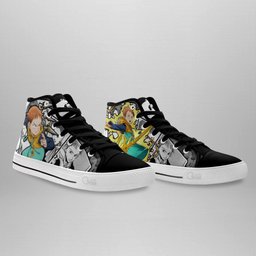 Grizzly's Sin of Sloth King High-Top Canvas Shoes TT0909 -  Seven Deadly Sins - Angle 4