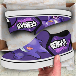 Gengar Slip On Sneakers Pokemon Custom Anime Shoes - 3 - GearAnime