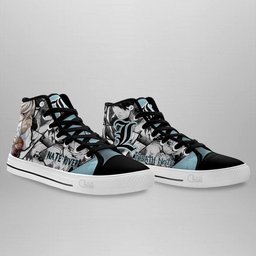 Nate River Near High-Top Canvas Shoes NTT121 -  Death Note - Angle 4