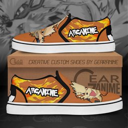 Arcanine Slip-On Canvas TT1612 -  Pokemon - Angle 2