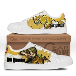 Dio Brando Skate Sneakers Custom Anime Shoes - 1 - GearAnime