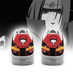 Akatsuki Itachi Air Sneakers Fire Ball Jutsu Custom Anime Shoes - 4 - GearAnime