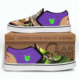 Gyro Zeppeli Slip On Sneakers Custom Anime JoJo's Bizarre Adventure Shoes - 4 - GearAnime