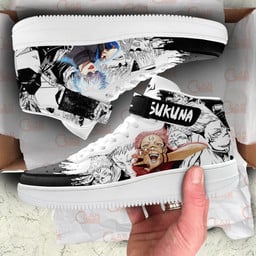 Satoru Gojo and Sukuna Sneakers Air Mid Custom Jujutsu Kaisen Anime ShoesGear Anime- 1- Gear Anime- 3- Gear Anime
