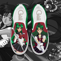 Sailor Pluto Slip On Sneakers Anime Custom Shoes - 1 - GearAnime
