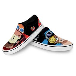 Sabo and Portgas Ace Slip-On Canvas NTT040 -  One Piece - Angle 4