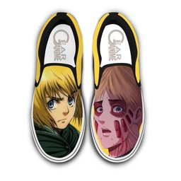 Armin Arlert Slip-On Canvas NTT070 -  attack on titan - Angle 1