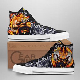 Endeavor High-Top Canvas Shoes TT2708 -  My Hero Academia - Angle 1