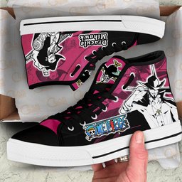 Dracule Mihawk High-Top Canvas Shoes -  One Piece - Angle 4