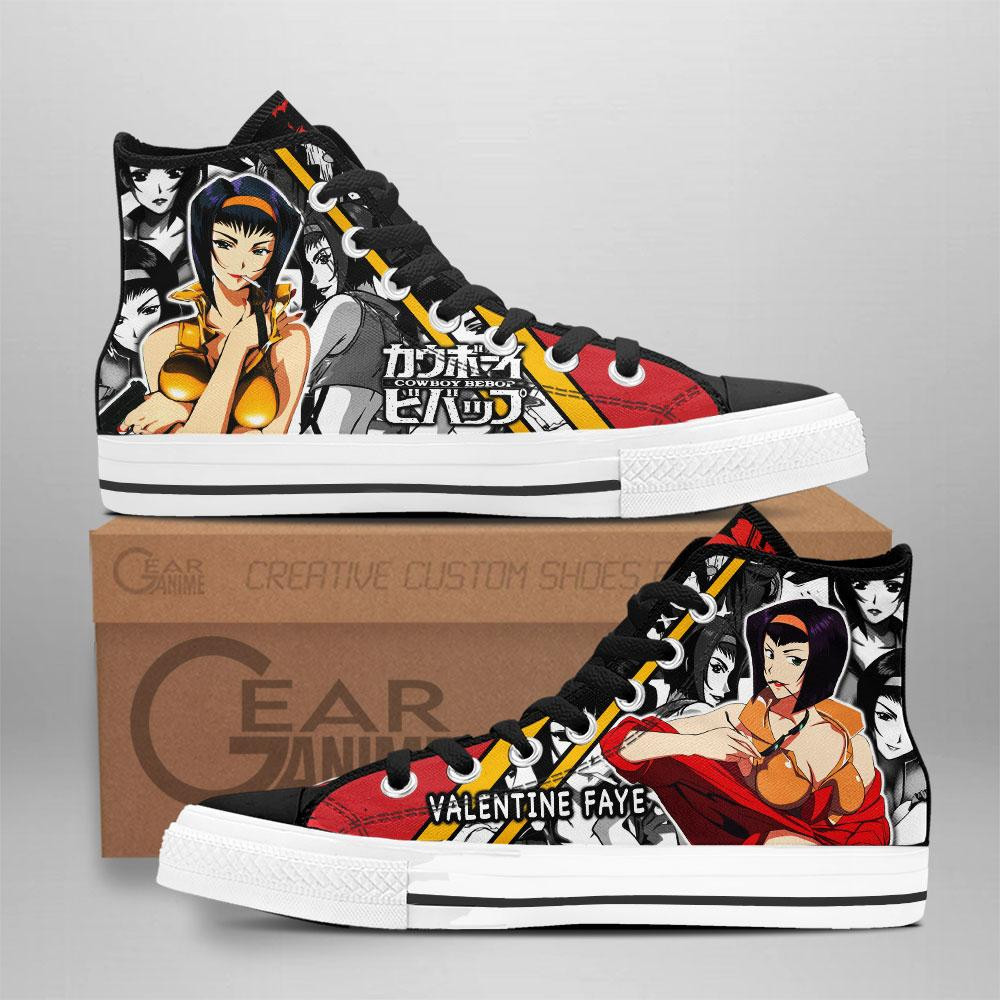 Valentine Faye High-Top Canvas Shoes NTT290 -  Cowboy Bebop - Angle 1