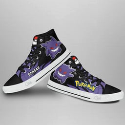 Pokemon Gengar High Top Shoes Custom Anime Sneakers - 3 - GearAnime