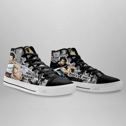 Yami Sukehiro High Top Shoes Custom Black Clover Anime Sneakers - 3 - GearAnime