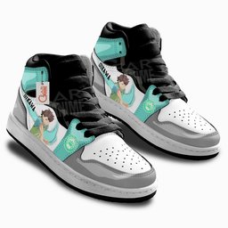 Toru Oikawa Kids High-Top Leather Sneakers -  Haikyu!! - Angle 3