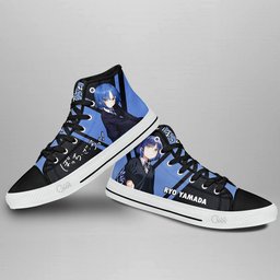 Bocchi Ryo Yamada High-Top Canvas Shoes -  Bocchi The Rock - Angle 3