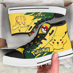 Pokemon Pikachu High Top Shoes Custom Anime Sneakers - 2 - GearAnime
