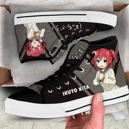 Bocchi Ikuyo Kita High-Top Canvas Shoes -  Bocchi The Rock - Angle 2