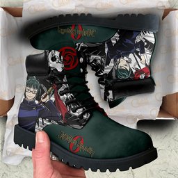 Maki Zenin Custom Anime Combat Boots NTT111 -  Jujutsu Kaisen - Angle 2