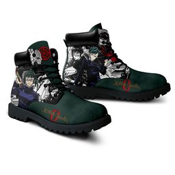 Maki Zenin Custom Anime Combat Boots NTT111 -  Jujutsu Kaisen - Angle 3