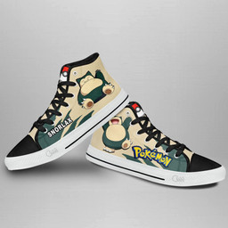 Pokemon Snorlax High Top Shoes Custom Anime Sneakers - 3 - GearAnime