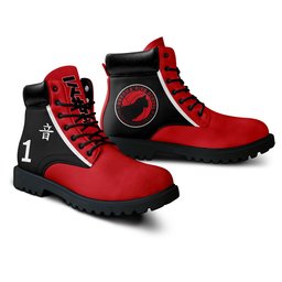 Tetsuro Kuroo Custom Anime Combat Boots NTT111 -  Haikyu!! - Angle 3