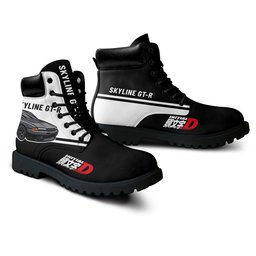 Initial D Takeshi Nakazato Boots Anime Custom Shoes NTT1312Gear Anime- 2- Gear Anime