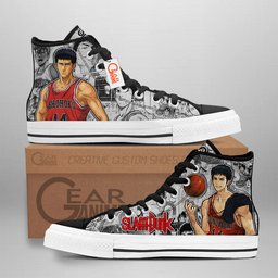 Slam Dunk Hisashi Mitsui High-Top Canvas Shoes NTT090 -  Slam Dunk - Angle 1