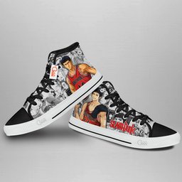 Slam Dunk Hisashi Mitsui High-Top Canvas Shoes NTT090 -  Slam Dunk - Angle 4