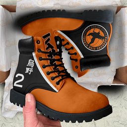 Koshi Sugawara Custom Anime Combat Boots NTT111 -  Haikyu!! - Angle 2