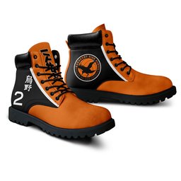 Koshi Sugawara Custom Anime Combat Boots NTT111 -  Haikyu!! - Angle 3
