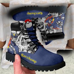 Garchomp Custom Anime Combat Boots NTT051 -  Pokemon - Angle 2