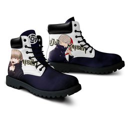 Toge Inumaki Custom Anime Combat Boots NTT051 -  Jujutsu Kaisen - Angle 3