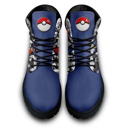 Garchomp Custom Anime Combat Boots NTT051 -  Pokemon - Angle 4
