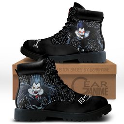 Death Note Ryuk Custom Anime Combat Boots NTT071 -  Death Note - Angle 1