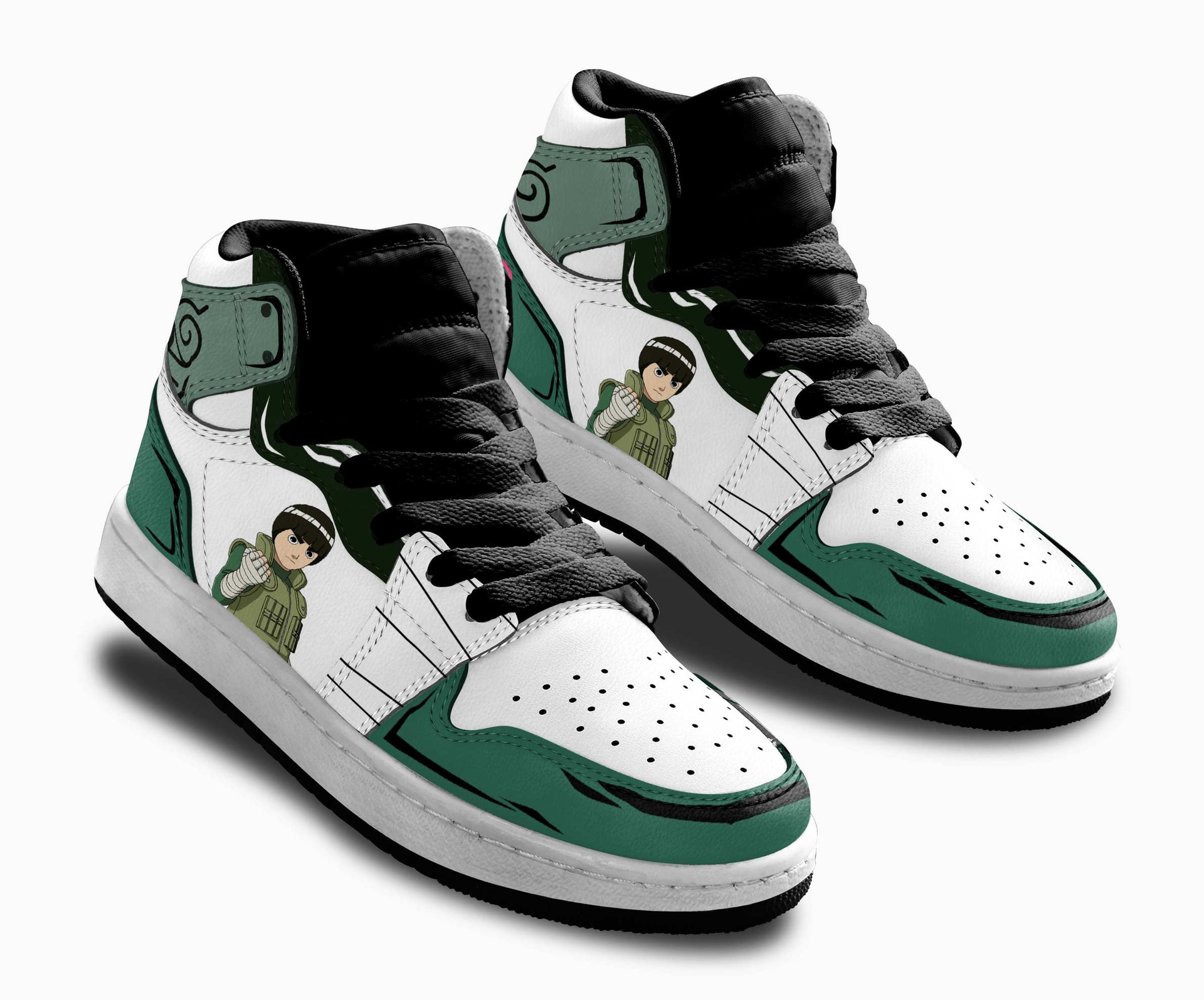 Rock Lee Kids Sneakers Custom Anime NRT Kids Shoes - 2 - GearAnime