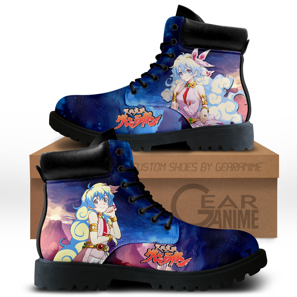 Gurren Lagann Nia Teppelin Boots Anime Custom ShoesGear Anime