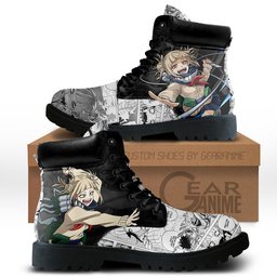 Himiko Toga Custom Anime Combat Boots NTT171 -  My Hero Academia - Angle 1