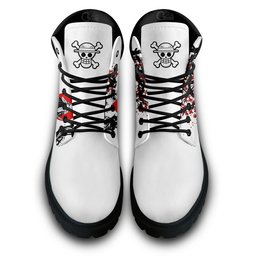 Luffy Custom Anime Combat Boots NTT071 -  One Piece - Angle 4