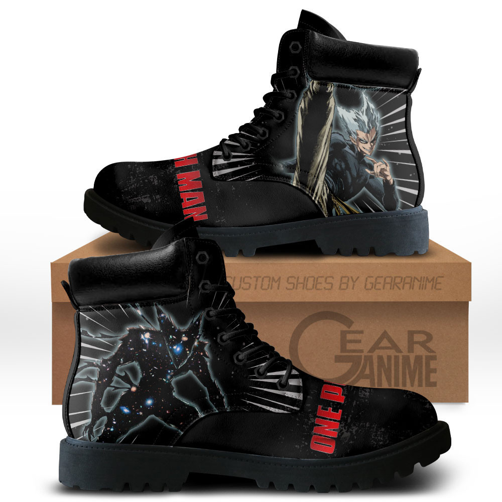 OPM Garou Custom Anime Combat Boots MV0711 -  One Punch Man - Angle 1