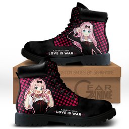 Kaguya-sama Chika Fujiwara Boots Anime Custom ShoesGear Anime