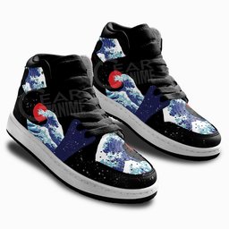 Kanagawa Great Wave Red Sun Kids Shoes Custom Kid Sneakers MV1306 Gear Anime