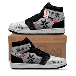 Japanese Ninja Shuriken 6 Points J1-Sneakers Custom Shoes PT1406 Gear Anime