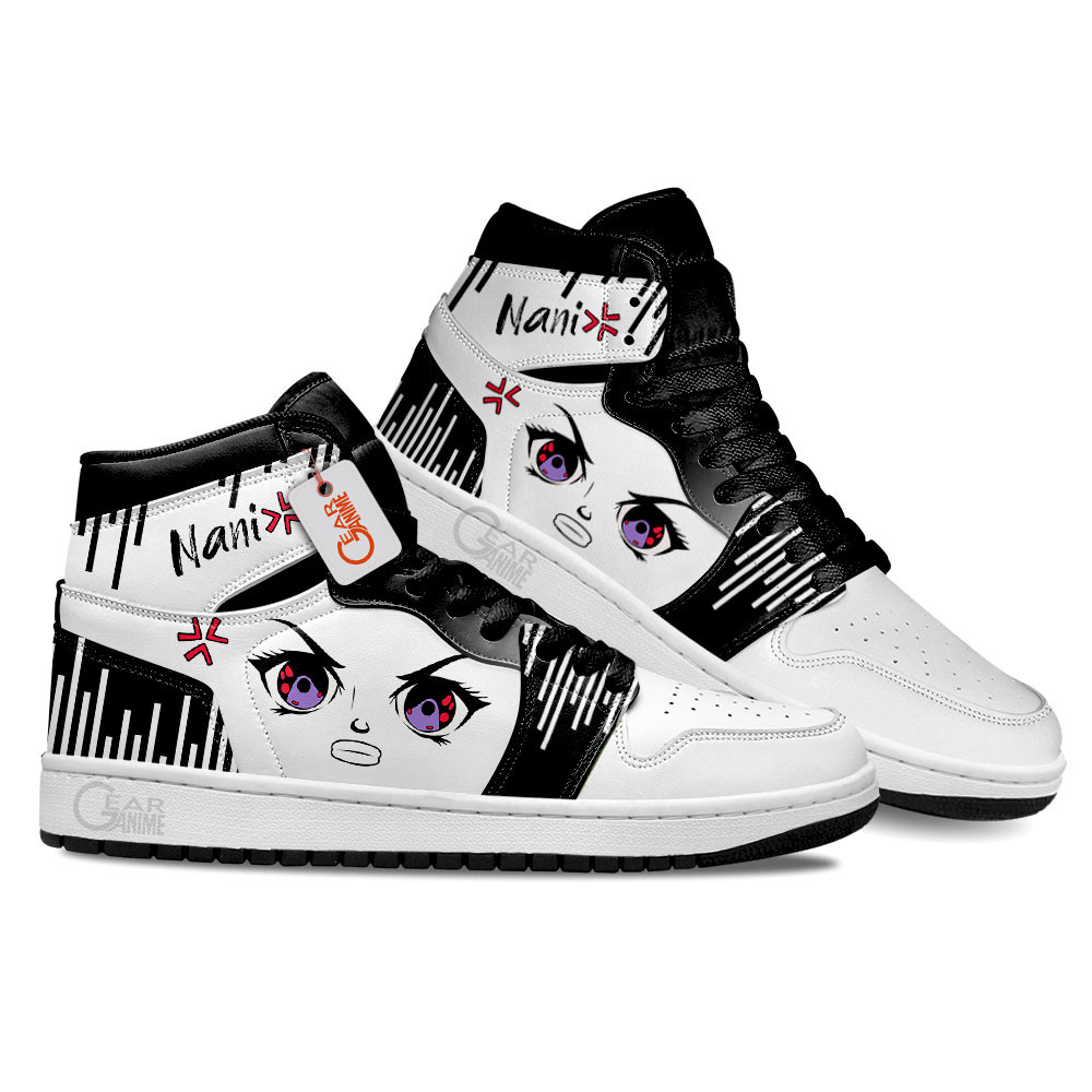Nani Japanese Face J1-Sneakers Custom Shoes PT1406 Gear Anime