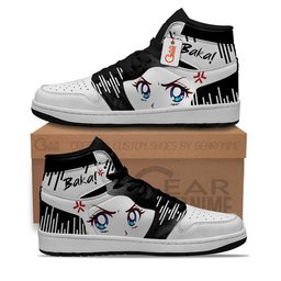 Baka Japanese Face J1-Sneakers Custom Shoes PT1406 Gear Anime