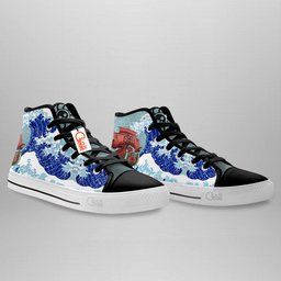 Perfume Yuda Kanagawa Great High-Top Canvas Shoes Anime HA2906 -  One Piece - Angle 3