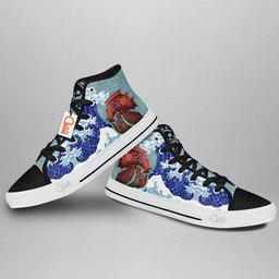 Perfume Yuda Kanagawa Great High-Top Canvas Shoes Anime HA2906 -  One Piece - Angle 4
