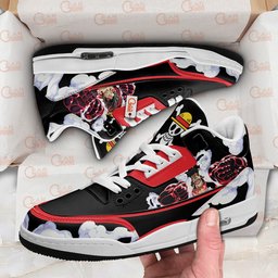 Luffy Gear 4 Retro 3 Style Leather Basketball Shoes -  One Piece - Angle 2