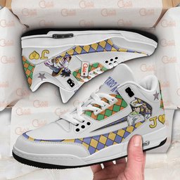 Jotaro Kujo Sneakers J3 Custom Shoes- Gear Anime