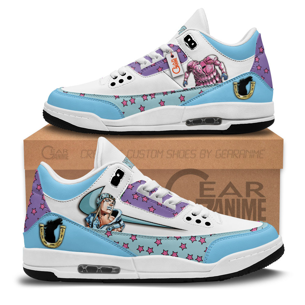 Johnny Joestar Sneakers J3 Custom Shoes- Gear Anime