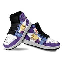 Gohan Super Saiyan Kids High-Top Leather Sneakers Personalized -  Dragon Ball Z - Angle 2
